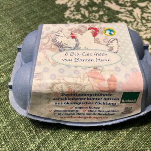 Bio-Eier vom Bunten Huhn
