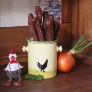 Puten-Knacker mit Speck vom Schwein